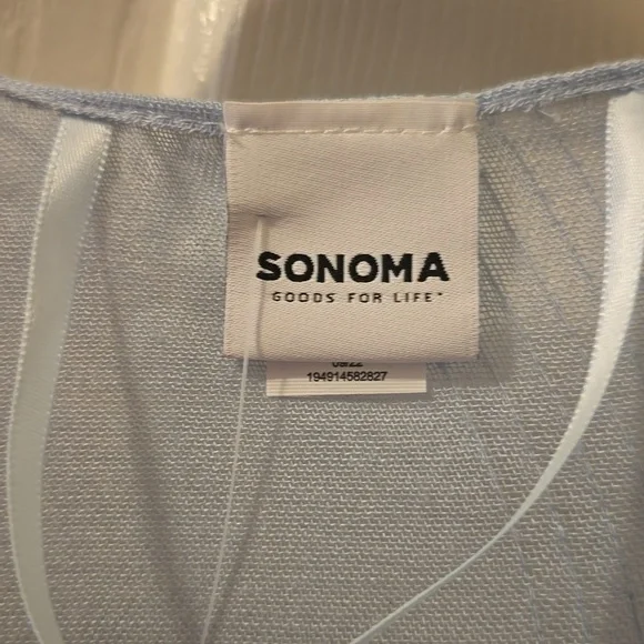 SONOMA BRAND WOMENS LIGHT BLUE WRAP OR COVERUP ONE SIZE FITS MOST - Picture 6 of 9